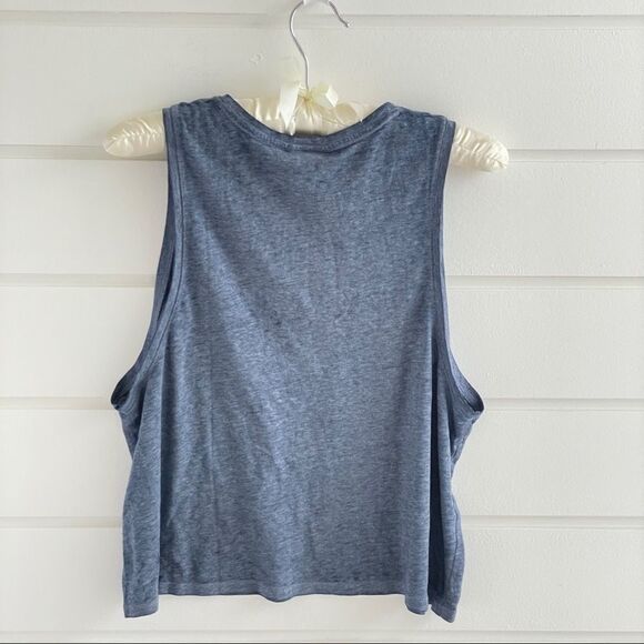 Victoria’s Secret PINK Burnout Gangsta Tank Top M - Picture 2 of 5